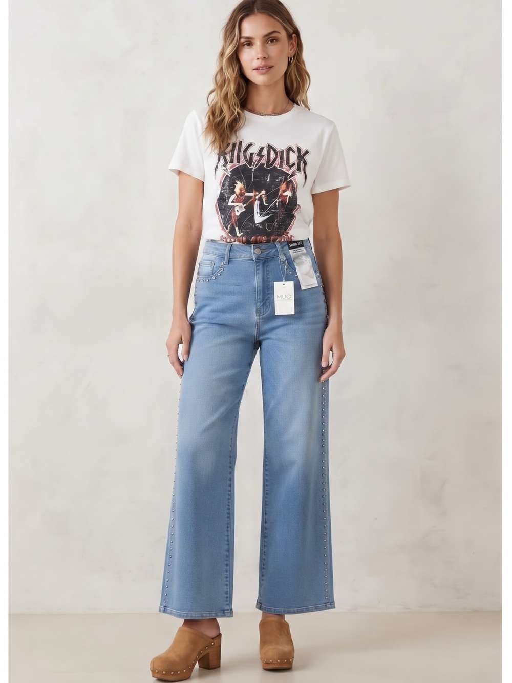 Angels Of Difference Studded Jeans